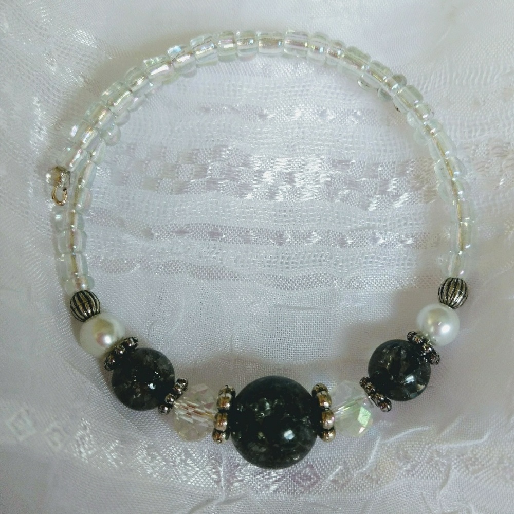 Handmade Memory Wire bracelet